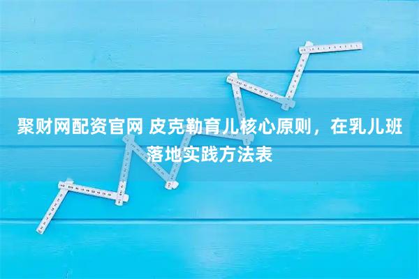 聚财网配资官网 皮克勒育儿核心原则，在乳儿班落地实践方法表